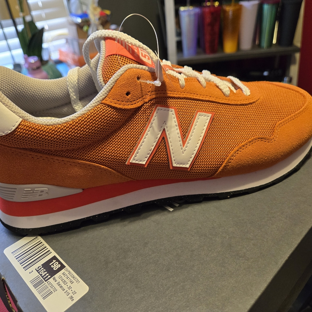 New Balance Men's Orange Sneakers